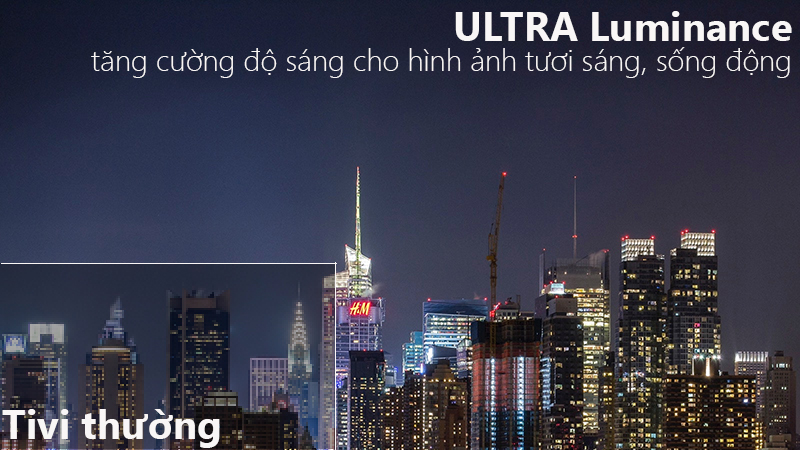 Ultra Luminance tăng cường độ sáng cho hình ảnh