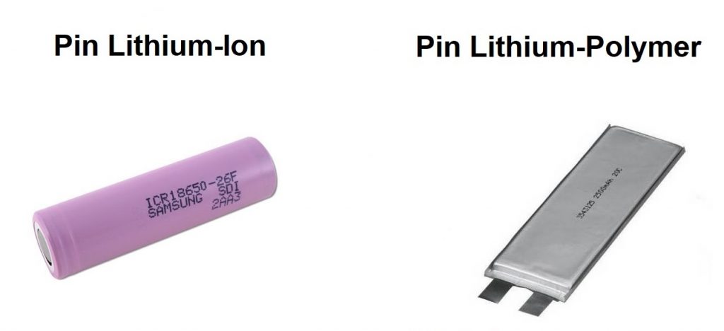 Pin lithium-ion và lithium-polymer