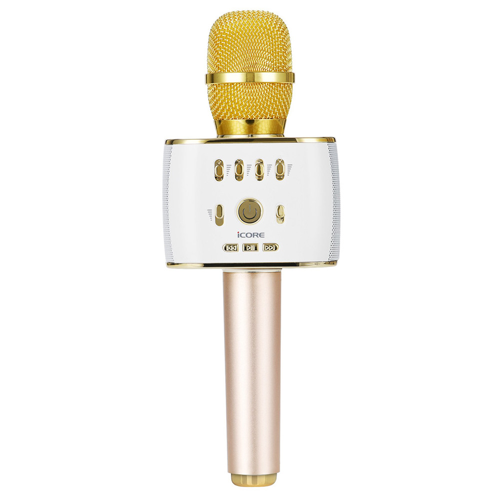 Micro Karaoke di động kèm loa iCore IC-M9 thiết kế đẹp mắt sang trọng cực kỳ tiện lợi