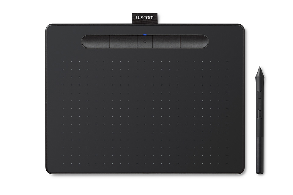 Bảng vẽ Wacom Intuos, Medium Bluetooth - Black (CTL-6100WL-K0-CX)