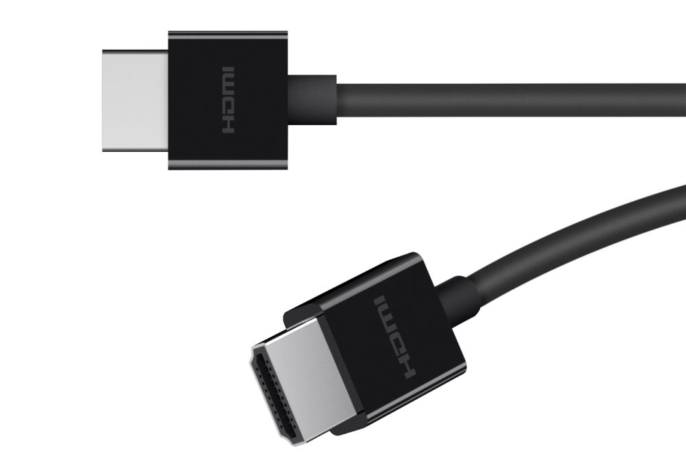 Cáp HDMI Dài 2 Mét Belkin AV10168bt2M-BLK 4k HDR Hỗ Trợ Dolby Vision Mạ Niken Siêu Bền