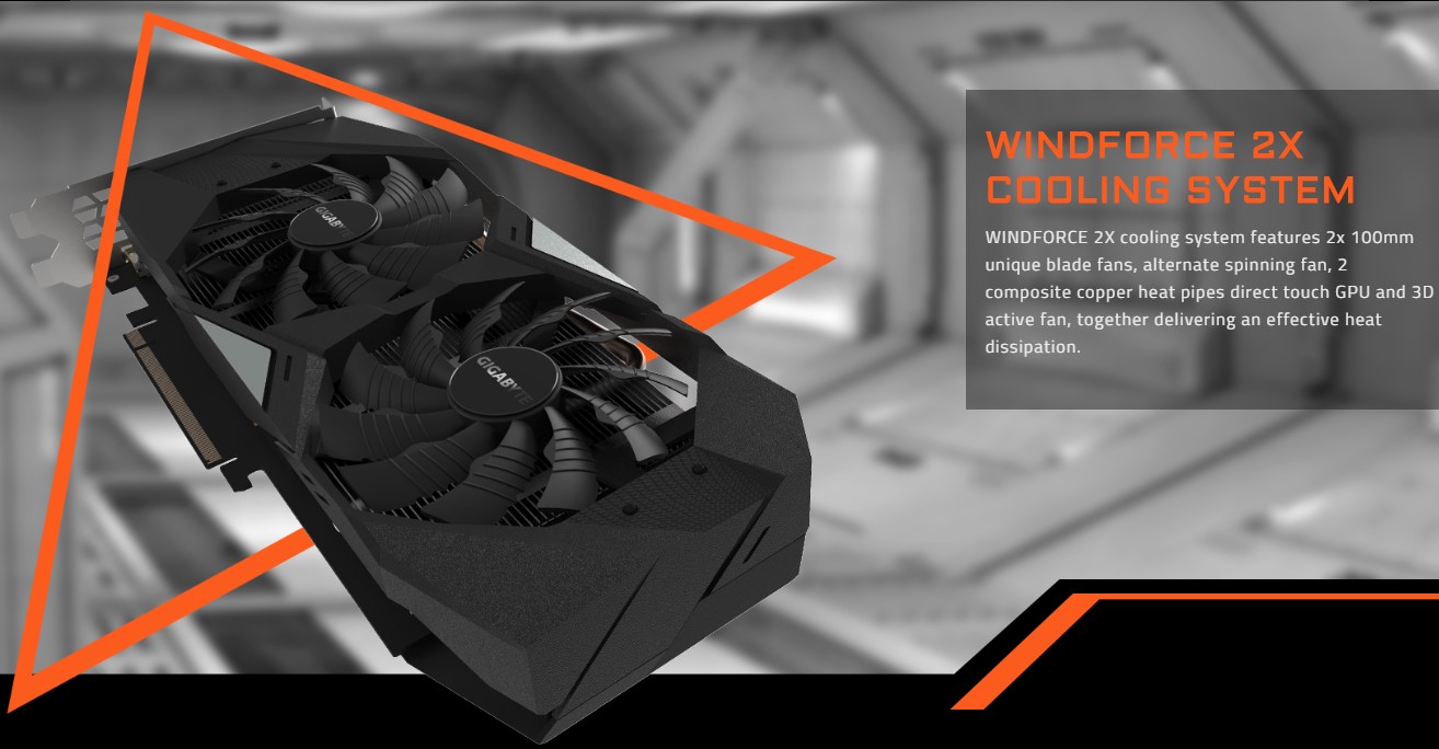 Card màn hình GIGABYTE GeForce GTX 1660Ti 6GB GDDR6 WindForce OC