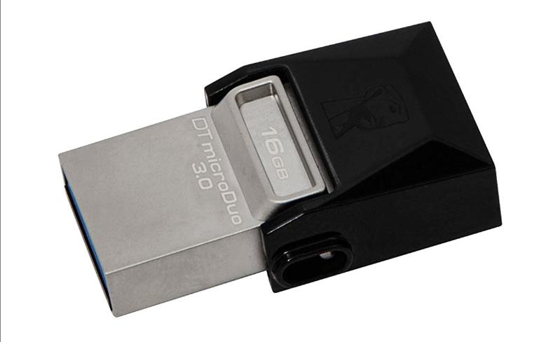 USB Kington 16GB MicroDuo USB 3.0 + Micro USB - DTDUO3-3