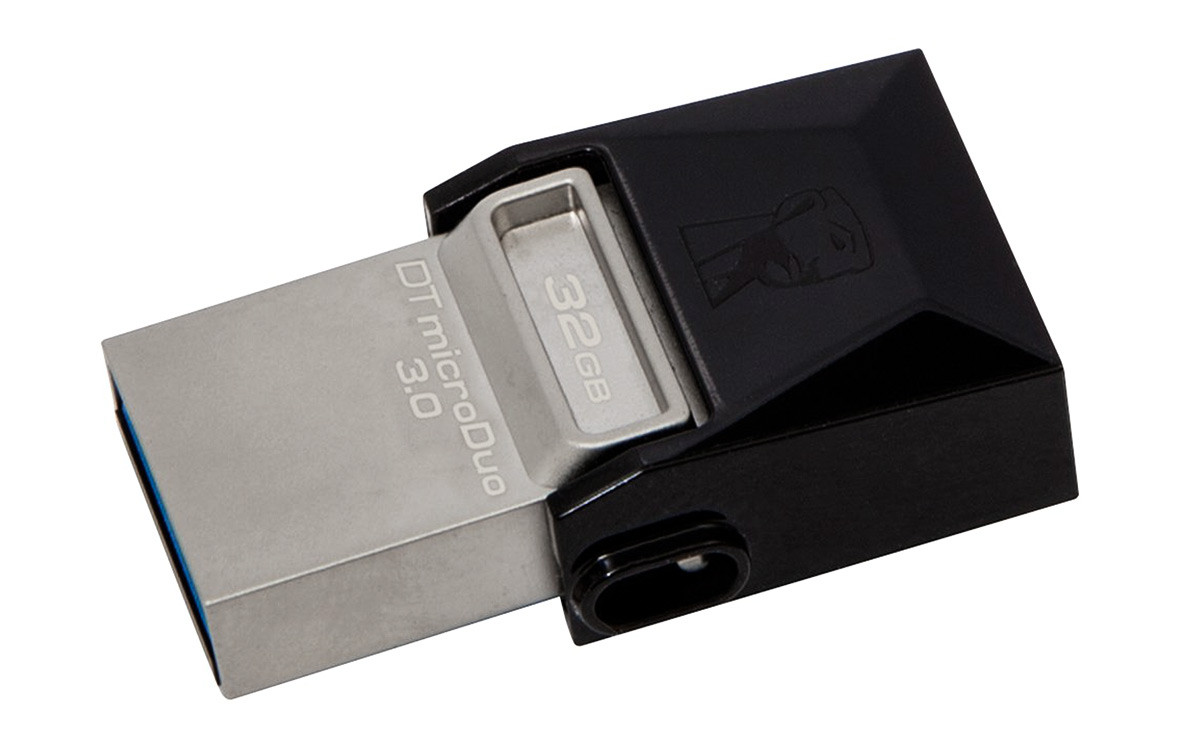 USB Kington 32GB MicroDuo USB 3.0 + Micro USB - DTDUO3-3