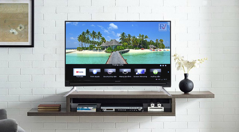 Smart Tivi Sharp HD 32 inch LC-32SA4500X thiết kế đẹp mắt