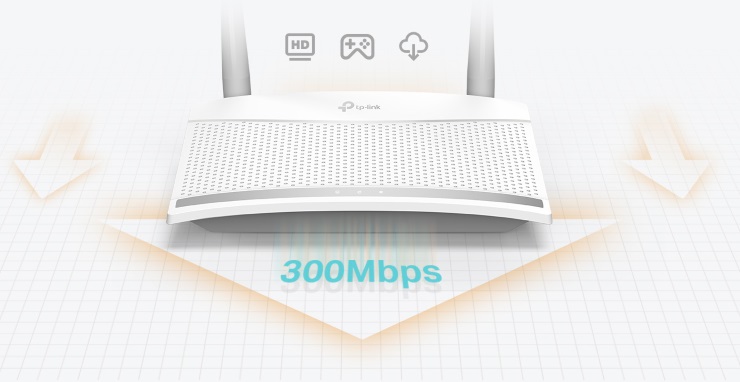 Router Wi-Fi Chuẩn N Tốc Độ 300Mbps TL-WR820N