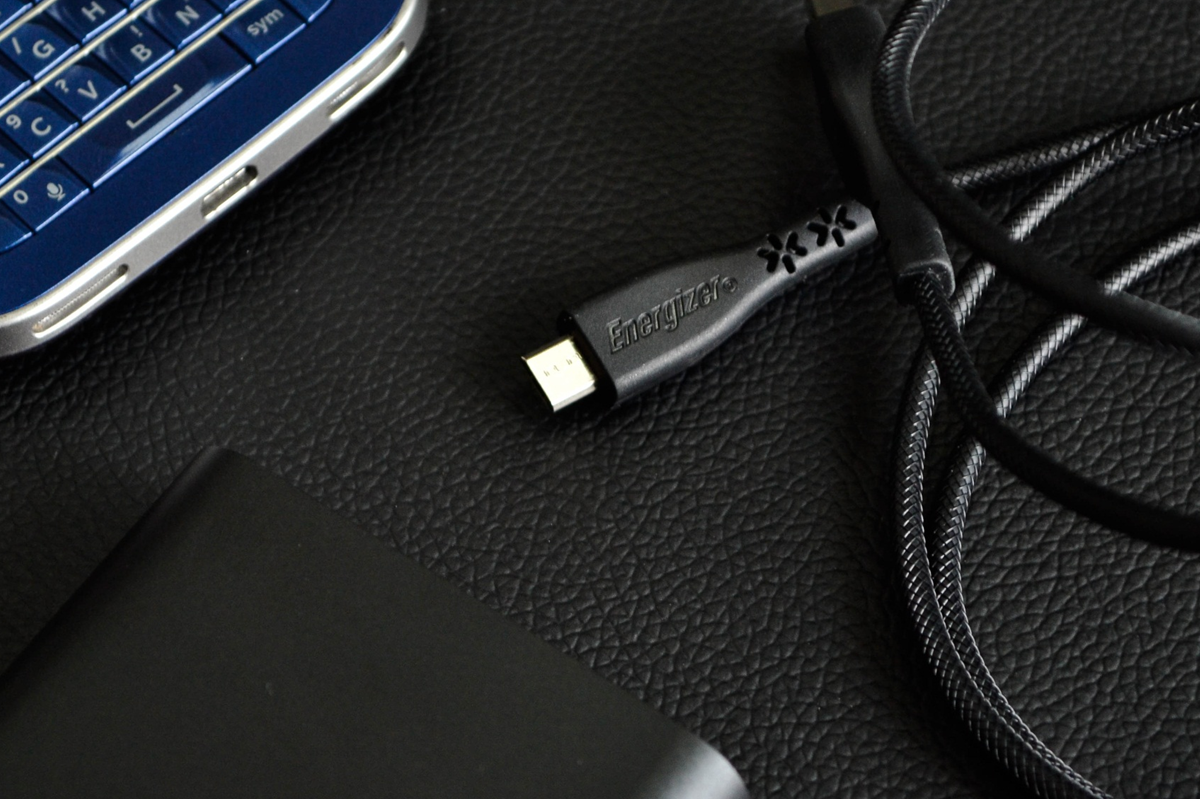 Cáp sạc Micro USB cho Samsung Energizer LW C41UBMCGBKM 1.2m(Đen)-3
