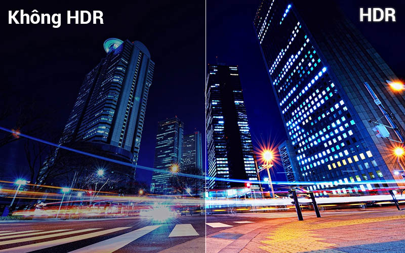 công nghệ HDR đem tới hình ảnh sắc nét, chân thực