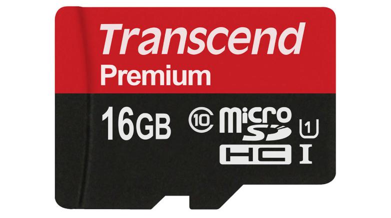 Thẻ nhớ Micro SDHC Transcend 16GB Premium (Class 10)
