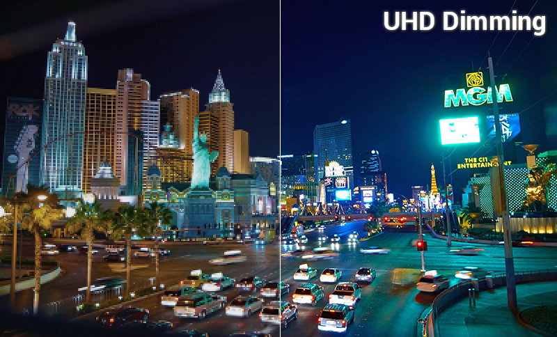 UHD Dimming giúp hình ảnh tái tạo mức cao nhất