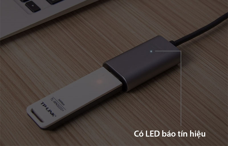 Cáp USB nối dài Extension Unitek 5m Y-271 (2.0) trang bị đèn led báo tín hiệu