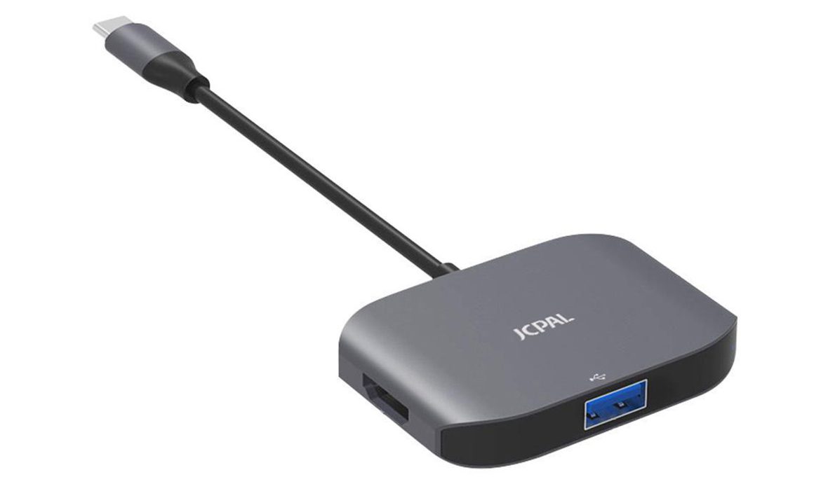 Bộ chuyển đổi JCPAL Linx USB-C to HDMI 3 in 1 (Xám)