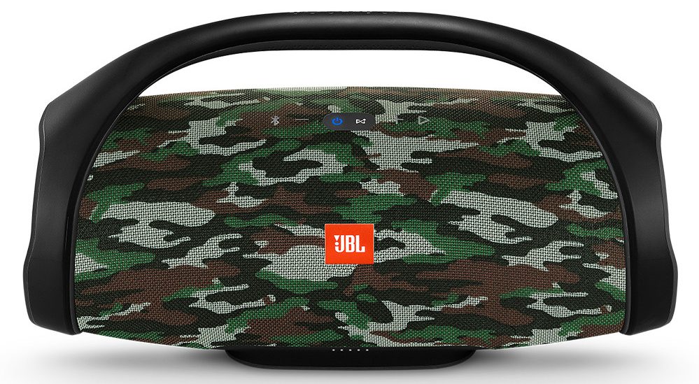 Loa Bluetooth JBL Boombox Special Edition (Squad) thiết kế đẹp mắt sang trọng phù hợp với chuyển đi cắm trại