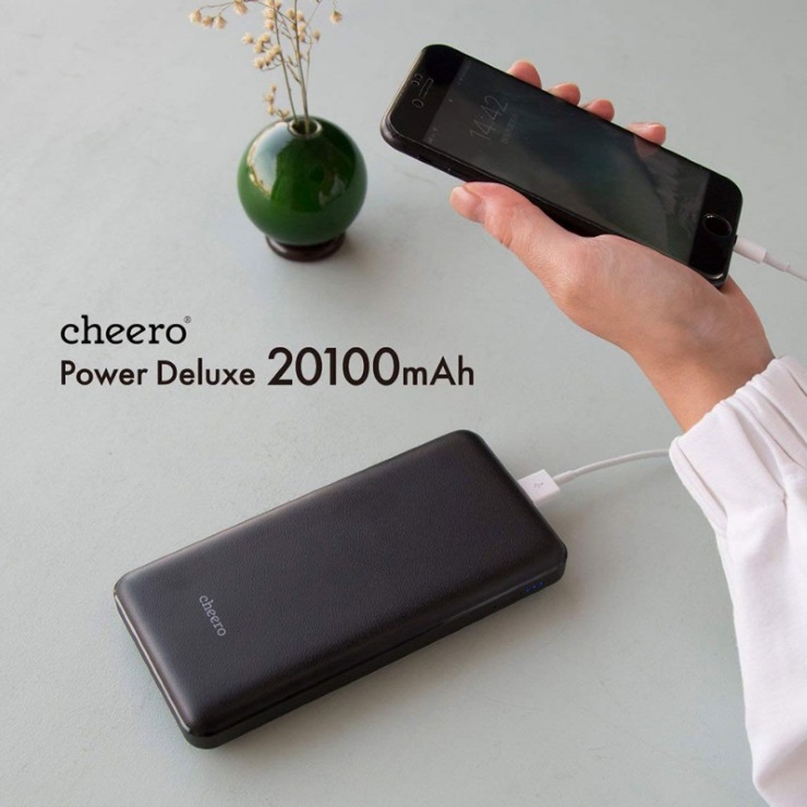 Pin sạc dự phòng Cheero Power Deluxe CHE-094 (20100mAh, Đen)