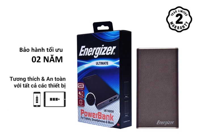 Pin sạc dự phòng Energizer 10.000mAh - UE10009