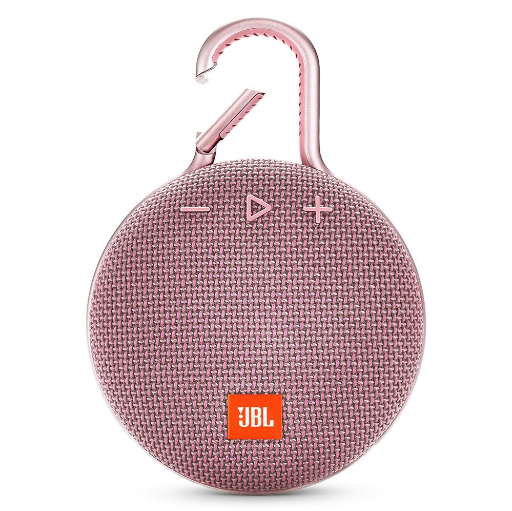 Loa Bluetooth JBL Clip 3 (Pink) thiết kế chắc chắn phù hợp với các chuyến du lịch, dã ngoại