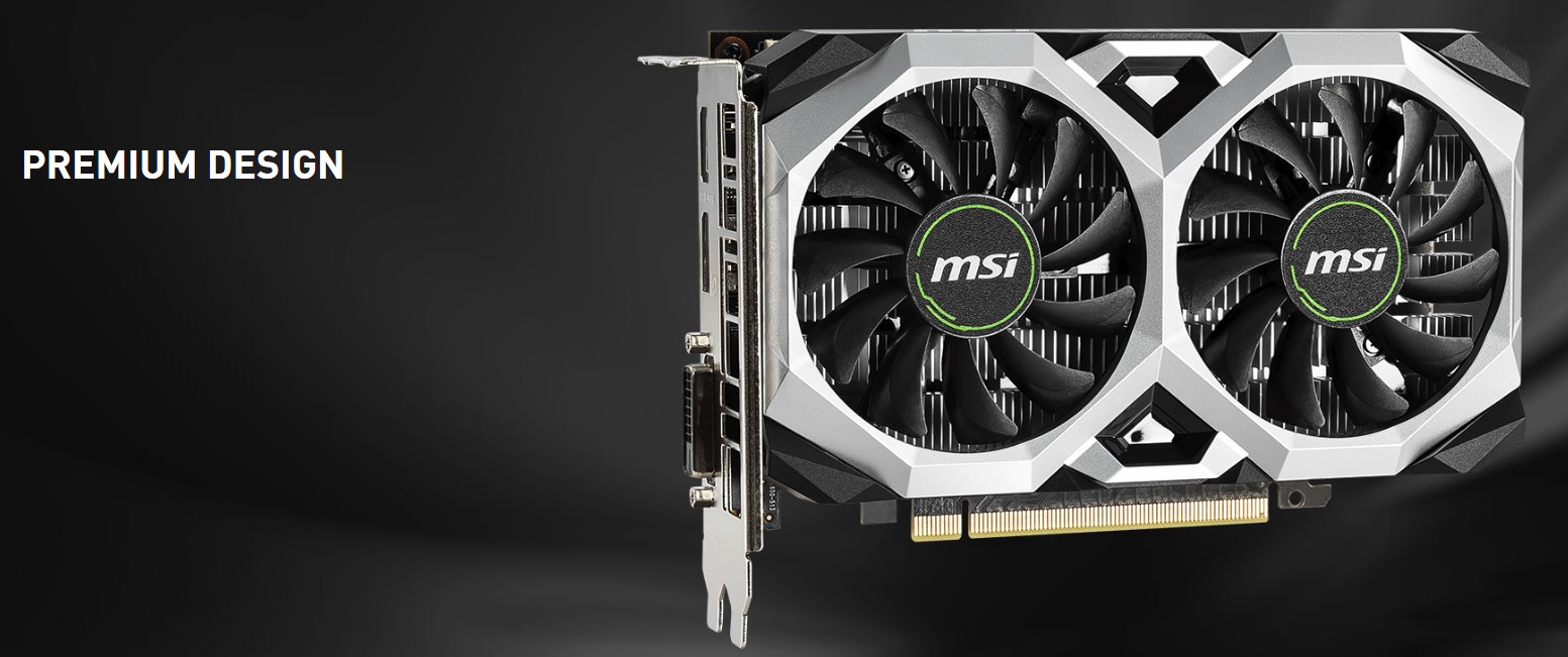 MSI GeForce GTX 1650 4GB GDDR5 VENTUS XS OC