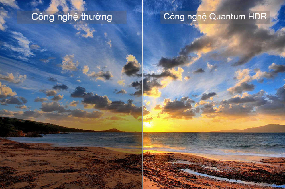 Quantum HDR đem tới hình ảnh sắc nét cho người xem trải nghiệm tốt nhất