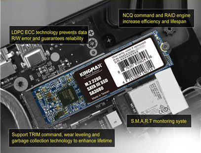 Ổ cứng SSD KINGMAX 128GB M.2 2280 SATA 3 (SA3080)-1