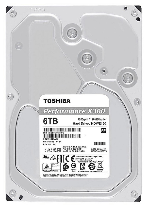 HHD Toshiba X300 6TB
