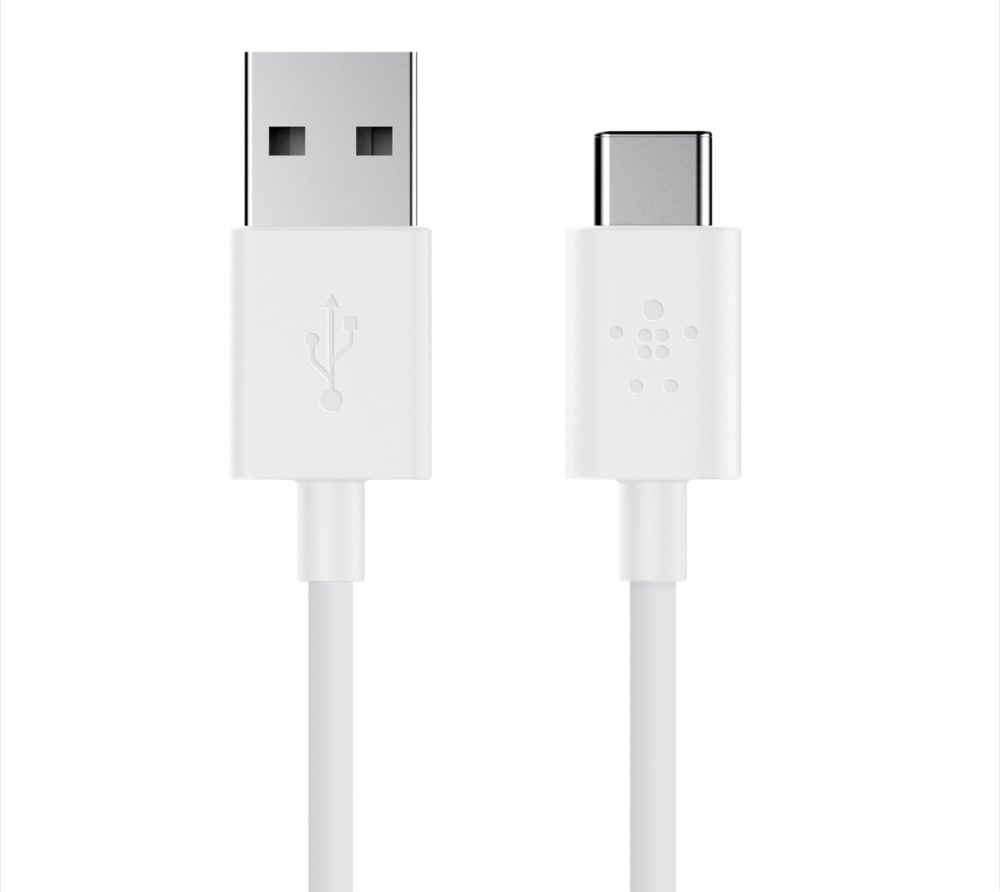 Cáp sạc USB Type C cho Samsung Belkin F2CU032bt04 1.2m (Trắng)