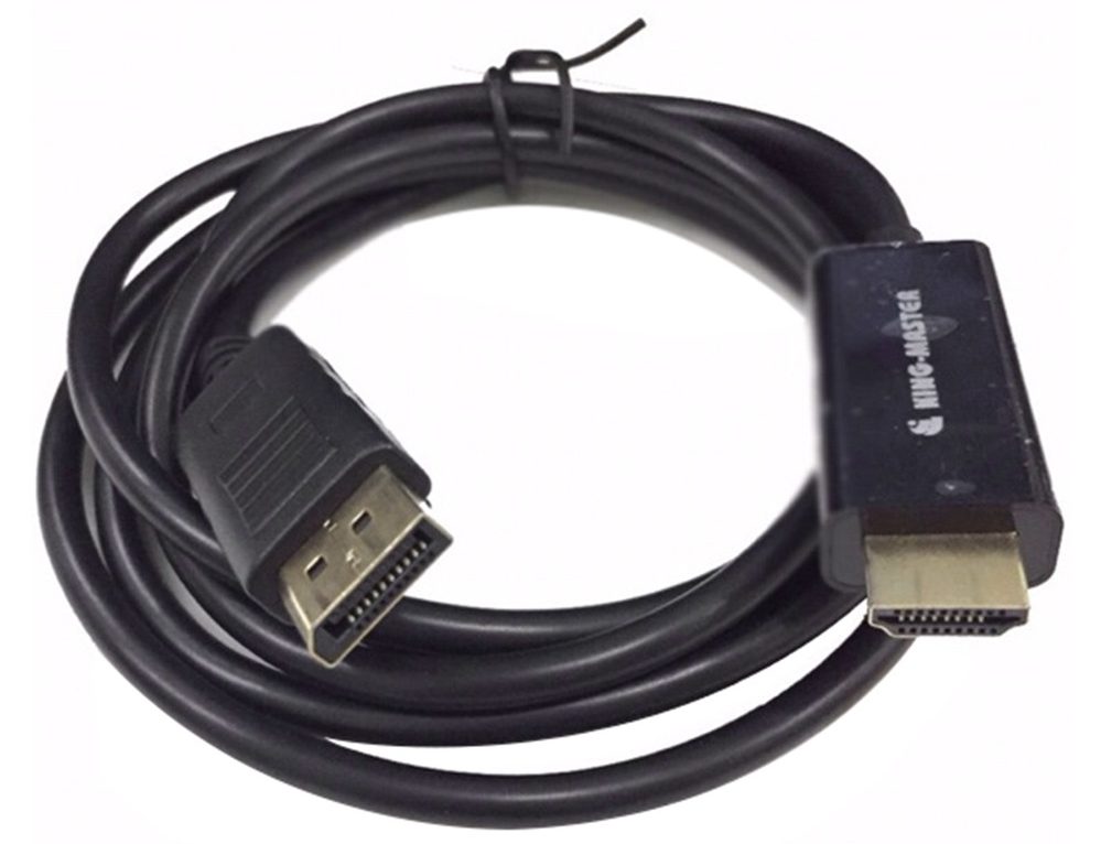 Cáp chuyển đổi DisplayPort -> HDMI Kingmaster KM026 (1,8m)
