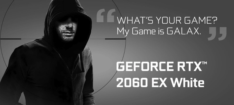 GALAX GeForce RTX 2060 6GB GDDR6 EX White
