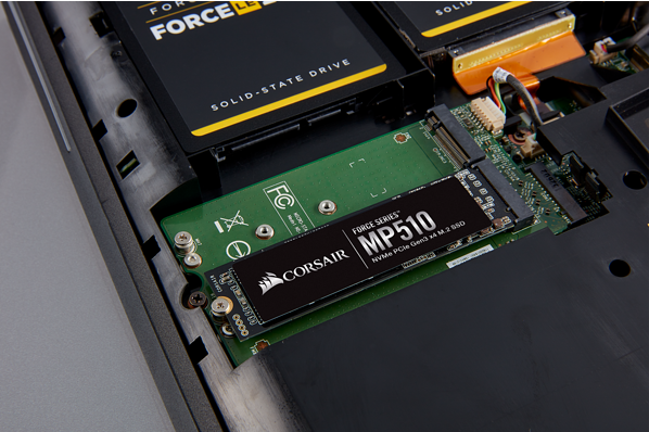 Kích thước ổ cứng SSD Corsair Force MP510 M.2 nhỏ gọn