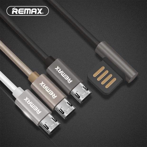 Cáp Sạc Micro USB cho Samsung Remax Emperor RC-054m (Vàng kim)_1
