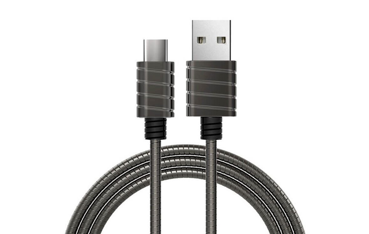 Cáp sạc USB Type C cho Samsung Ducky CST16i 1m(Xám)_2