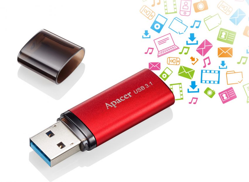 USB Apacer 64GB AH25B | Dung lượng đến 64GB