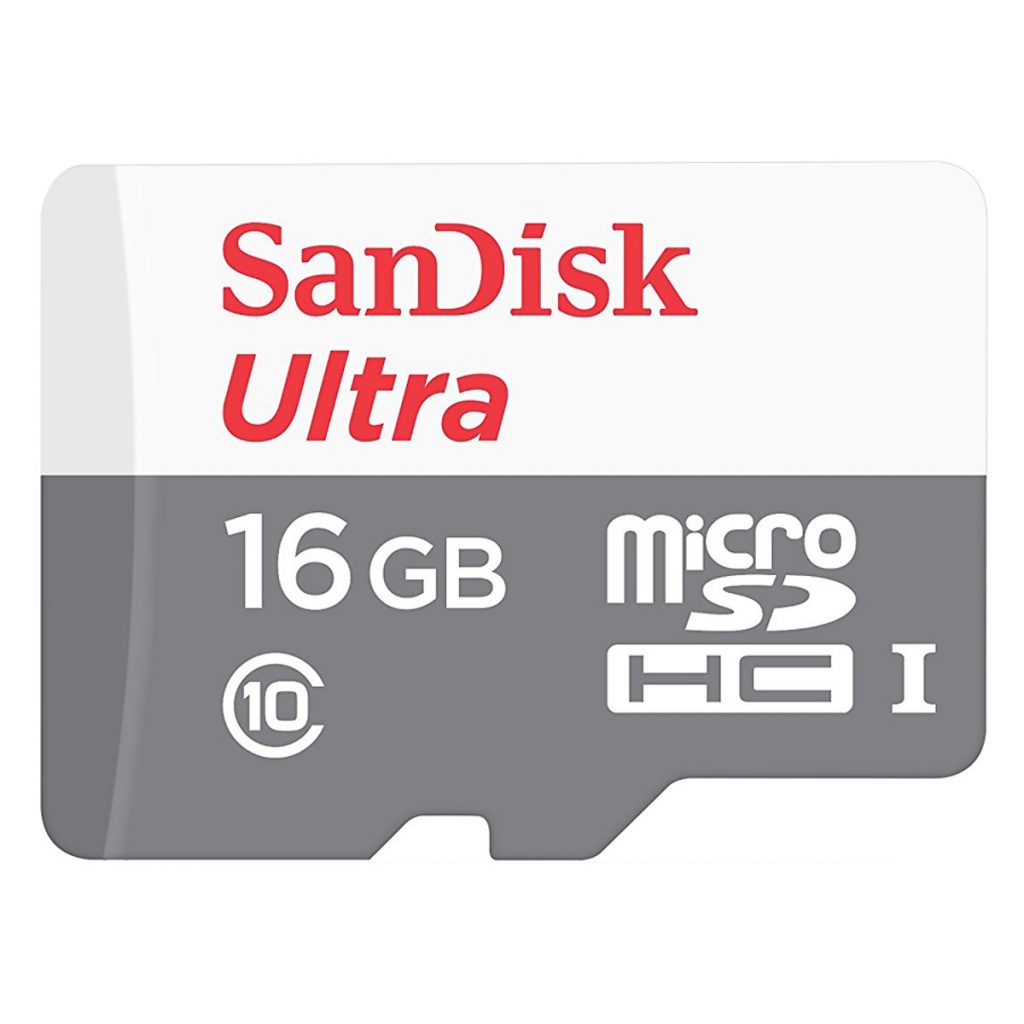 Micro SDHC SanDisk UHS-1 16GB Class 10 - 80MBs