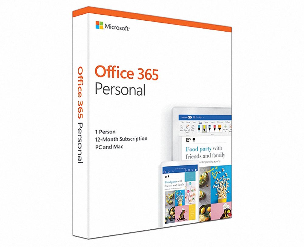 Office 365 Personal English APAC EM Subscr 1YR Medialess P4 (QQ2-00807)