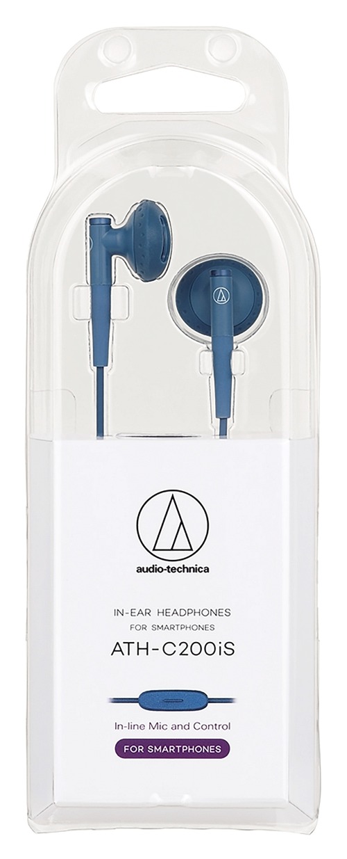 Tai nghe Audio-Technica ATH-C200IS - Blue_1