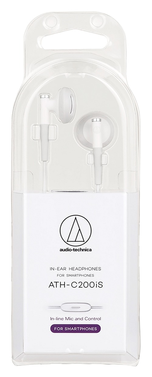 Tai nghe Audio-Technica ATH-C200IS - White_2