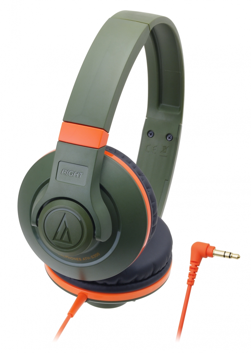 Tai nghe Audio-Technica ATH-S300 (Khaki + Orange)_2