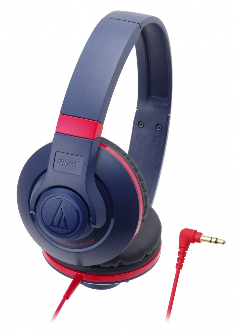 Tai nghe Audio-Technica ATH-S300 (Navy Blue + Red)_1