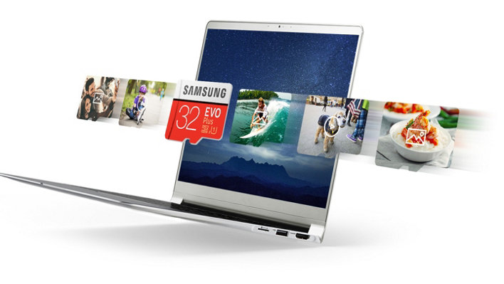 Micro SD Samsung Evo Plus U1 32GB Class 10 thoải mái lưu trữ