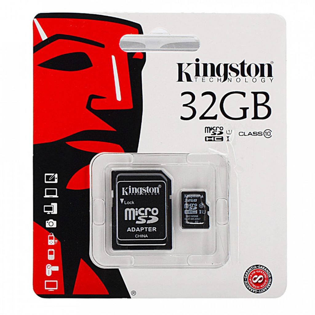 Micro SDHC Kingston 32GB Class 10