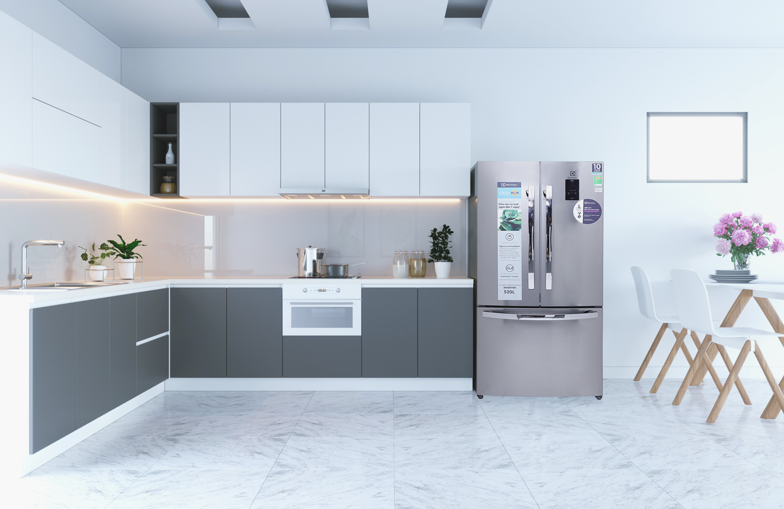 Tủ lạnh Electrolux Inverter 474 lít EHE5220AA-8