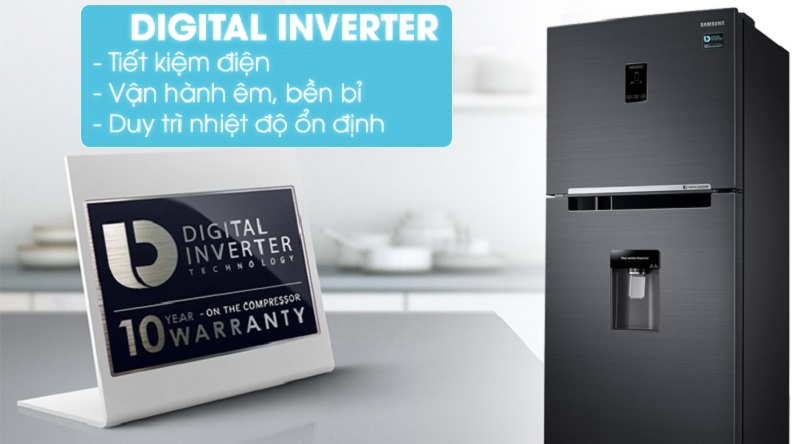 Tủ lạnh Samsung Inverter 375 lít RT35K5982BS/SV