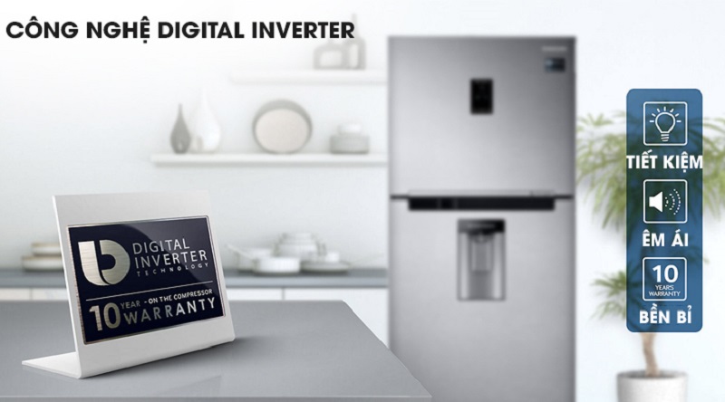 Tủ lạnh Samsung Inverter 394 lít RT38K5982SL/SV