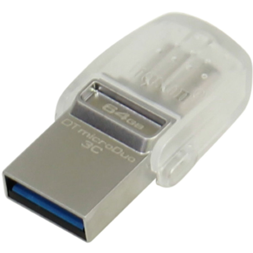 USB Kington 64GB MicroDuo USB 3.0 + USB Type-C - DTDUO3C-2