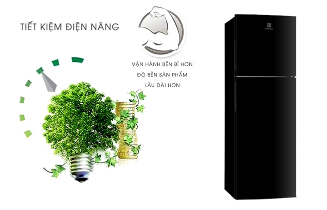 Tủ lạnh Electrolux Inverter 255 lít ETB2802H-H tích hợp công nghệ inverter