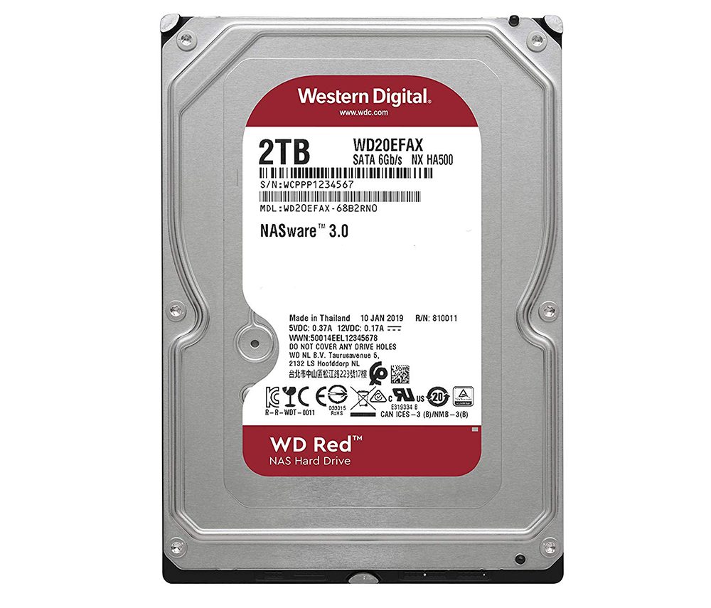 Ổ cứng HDD NAS WD Red 2TB Sata3 5400rpm (WD20EFAX)_1