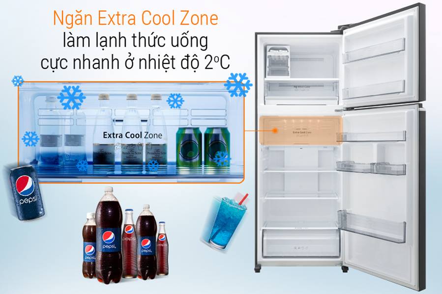 Ngăn Extra Cool Zone ướp lạnh nhanh