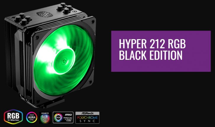 Cooler Master HYPER 212 RGB BLACK EDITION
