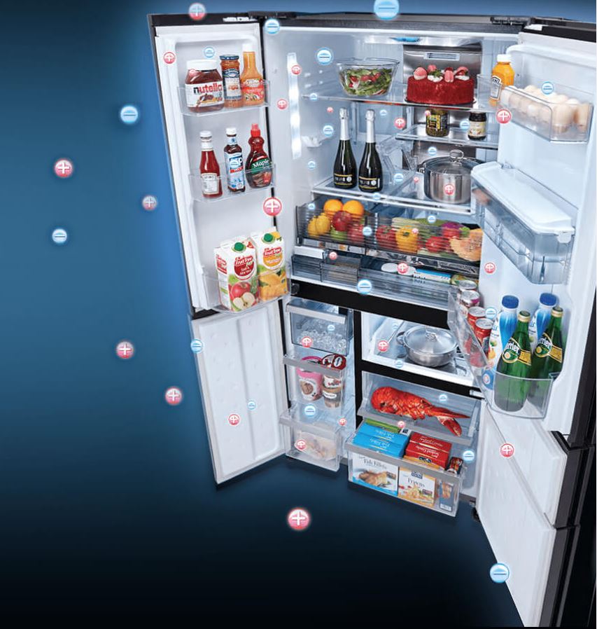 Tủ lạnh Sharp Inverter 758 lít SJ-F5X75VGW-BK_2