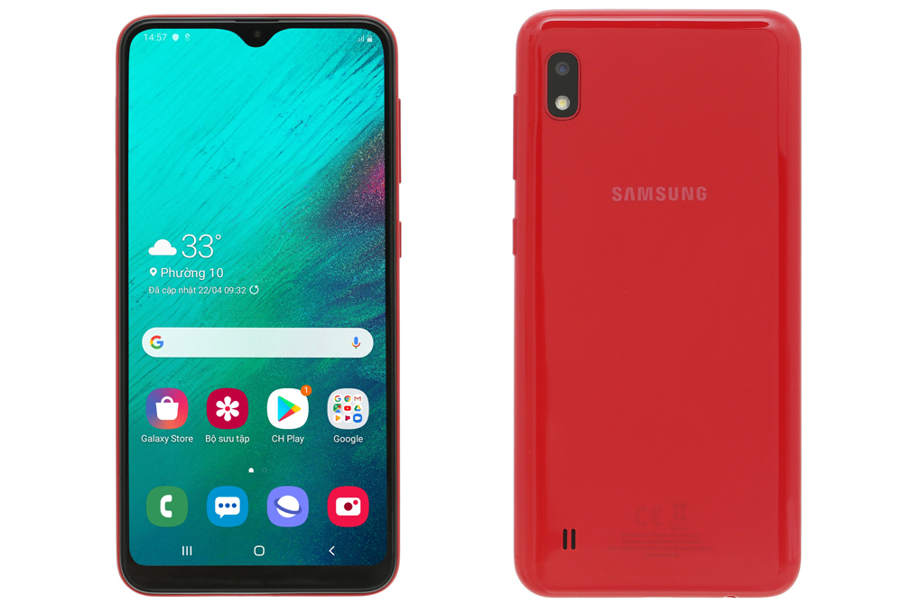 Giới thiệu chi tiết Điện thoại Samsung Galaxy A10 , Đỏ