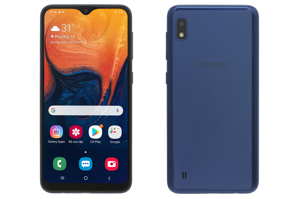 Giới thiệu chi tiết Điện thoại Samsung Galaxy A10 , Xanh